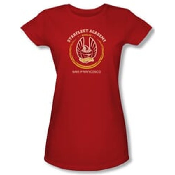 Star Trek Shirt Juniors Heraldry Red T-Shirt