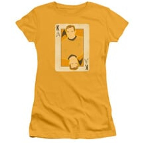 Star Trek Shirt Juniors King Gold T-Shirt