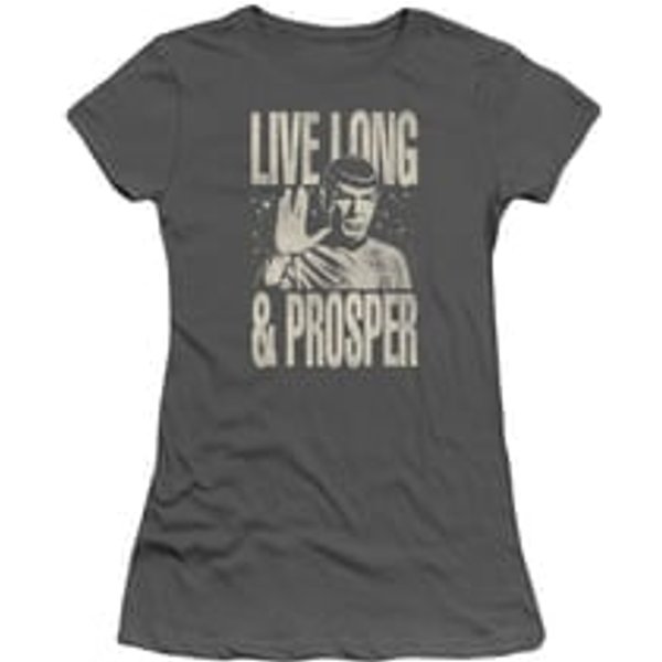 Star Trek Shirt Juniors Prosper Charcoal T-Shirt