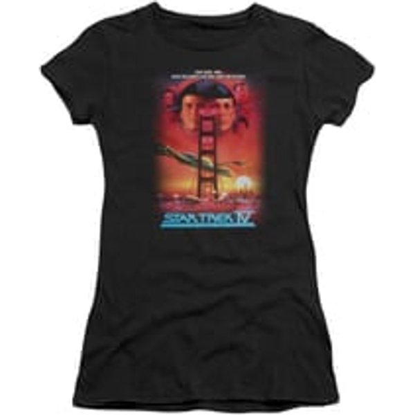 Star Trek Shirt Juniors The Voyage Black T-Shirt
