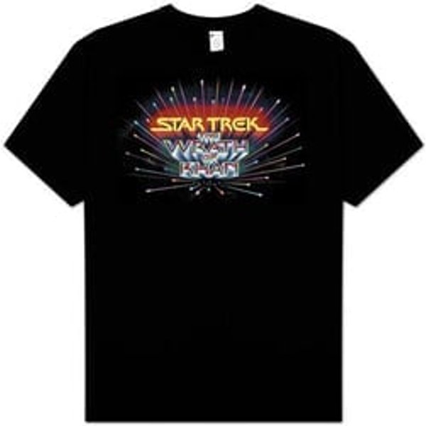 Star Trek Shirt - Khan Logo Movie Adult Black