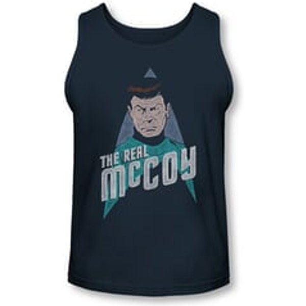 Star Trek Shirt Tank Top Real McCoy Navy Tanktop