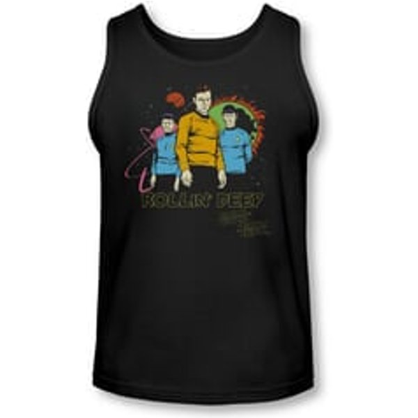 Star Trek Shirt Tank Top Rollin Deep Black Tanktop