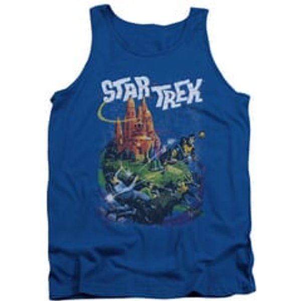 Star Trek Shirt Tank Top Vulcan Battle Royal Blue Tanktop