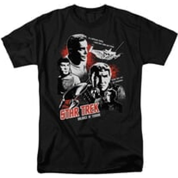 Star Trek - The Original Series Shirt Balance Of Terror Adult Black Tee T-Shirt