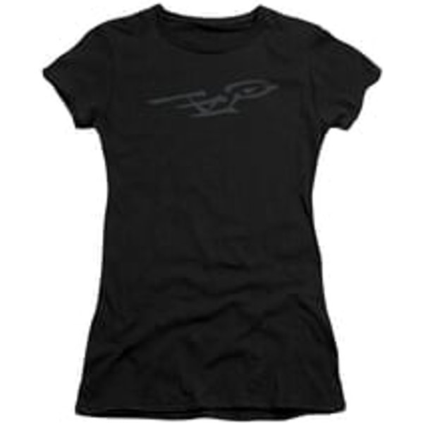 Star Trek - The Original Series Shirt Juniors Bushwork Enterprise Black Tee T-Shirt