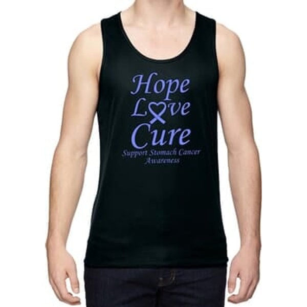 Stomach Cancer Hope Love Cure Dry Wicking Tank Top