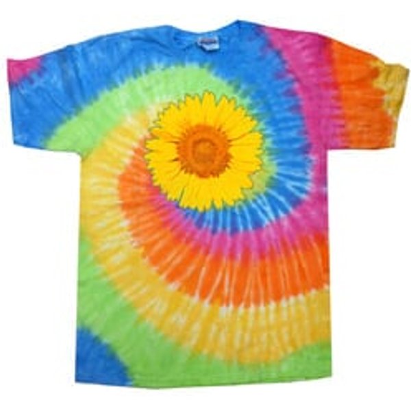 Sunflower Tie Dye Tshirt - Eternity
