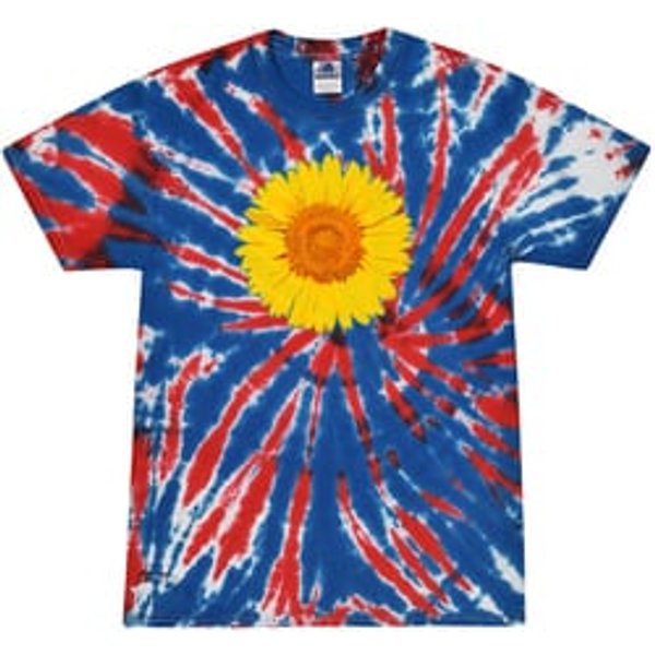 Sunflower Tie Dye Tshirt - Union Jack