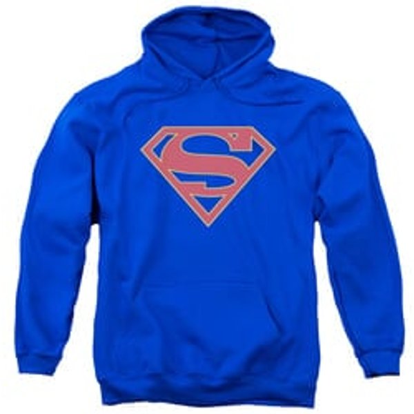 Supergirl Hoodie Logo Royal Blue Sweatshirt Hoody
