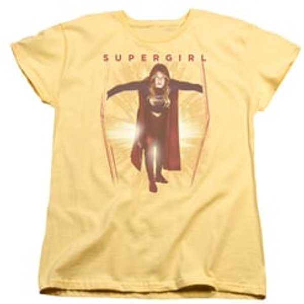 Supergirl Womens Shirt Through The Door Banana T-Shirt
