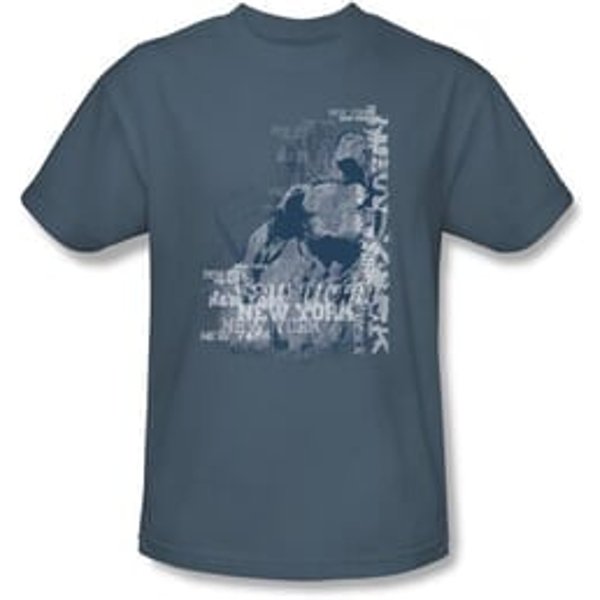 Superman Kids T-shirt DC Comics New York Super City Slate Tee Youth