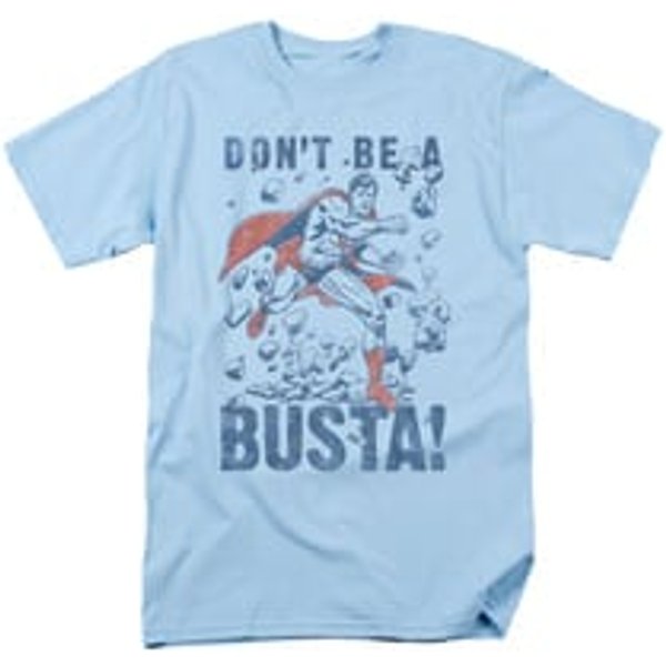 Superman Shirt Busta Light Blue T-Shirt