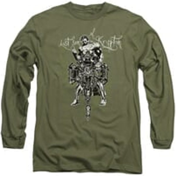 Superman Shirt Gothic Last Son Long Sleeve Olive Tee T-Shirt