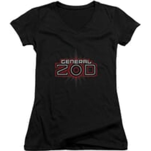 Superman Shirt Juniors V Neck General Zod Black T-Shirt