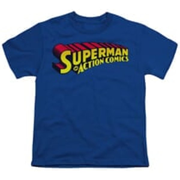 Superman Shirt Kids Action Comics Royal T-Shirt