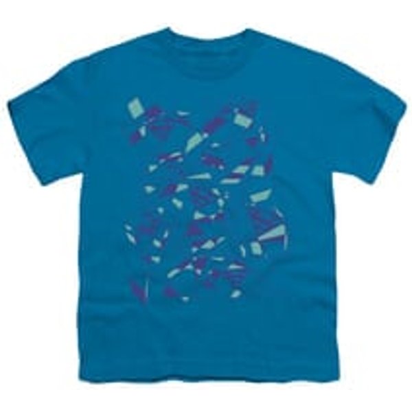 Superman Shirt Kids Geo Scribbles Turquoise T-Shirt