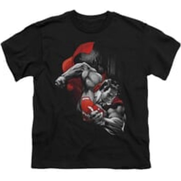Superman Shirt Kids My City Black T-Shirt