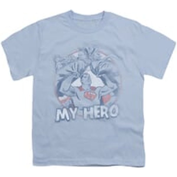 Superman Shirt Kids My Hero Light Blue T-Shirt