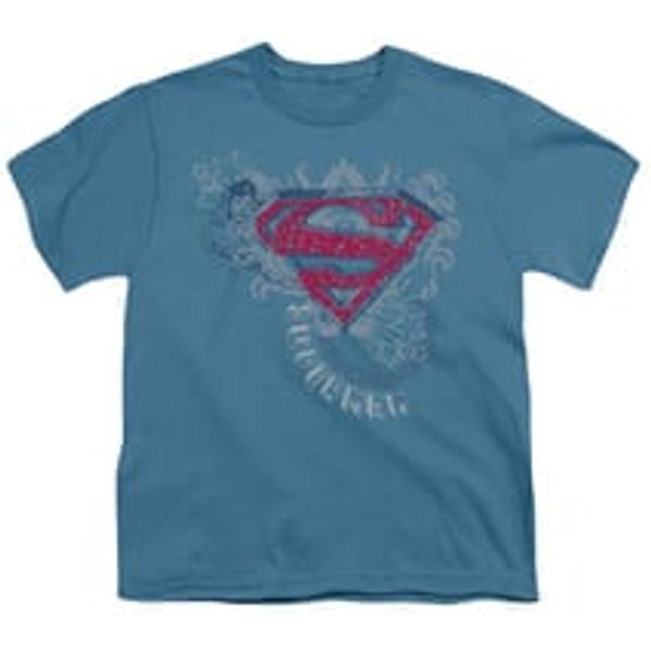 Superman Shirt Kids Stars And Chains Slate T-Shirt