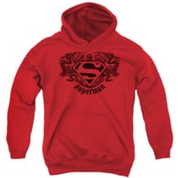 Superman Youth Hoodie Dragons Red Kids Hoody
