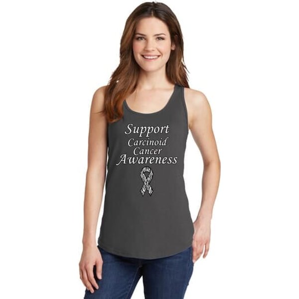 Support Carcinoid Cancer Awareness Ladies Tank Top