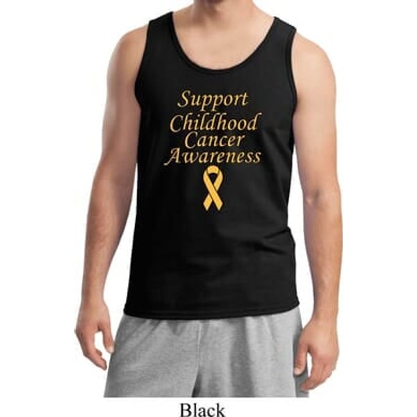 Support Childhood Cancer Awareness Tank Top
