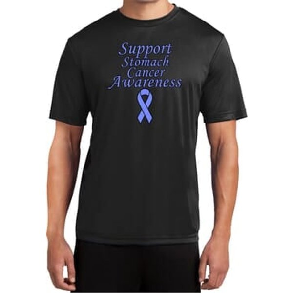 Support Stomach Cancer Awareness Dry Wicking T-shirt