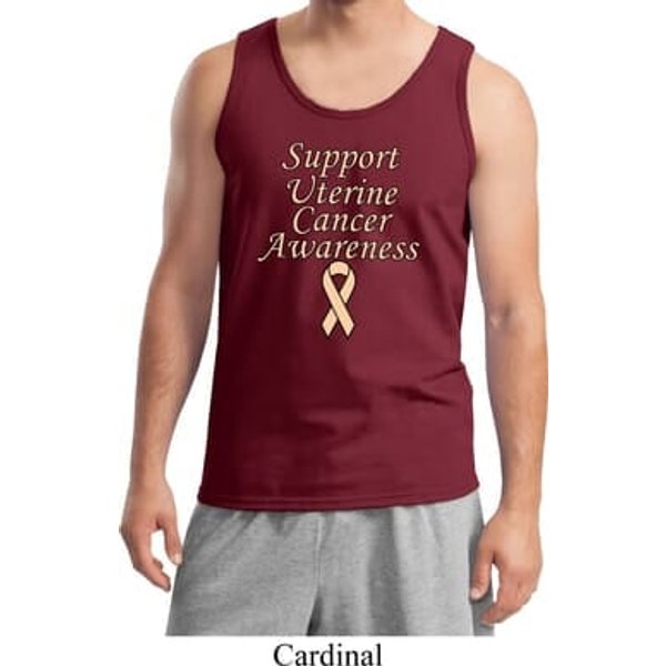 Support Uterine Cancer Awareness Tank Top