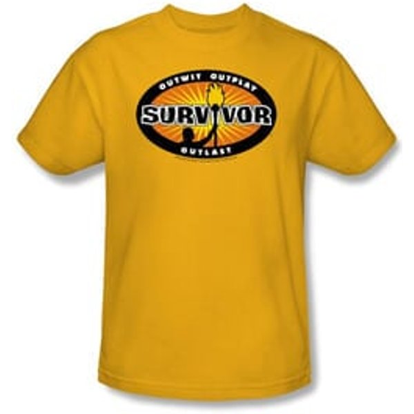 Survivor T-Shirt - Gold Burst Adult Gold