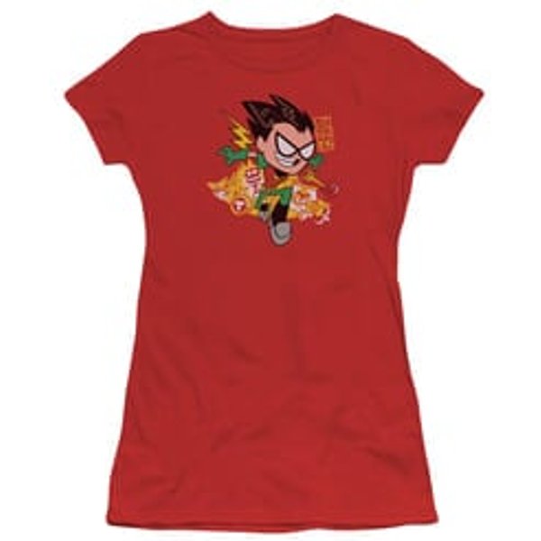 Teen Titans Go Shirt Juniors Robin Red T-Shirt