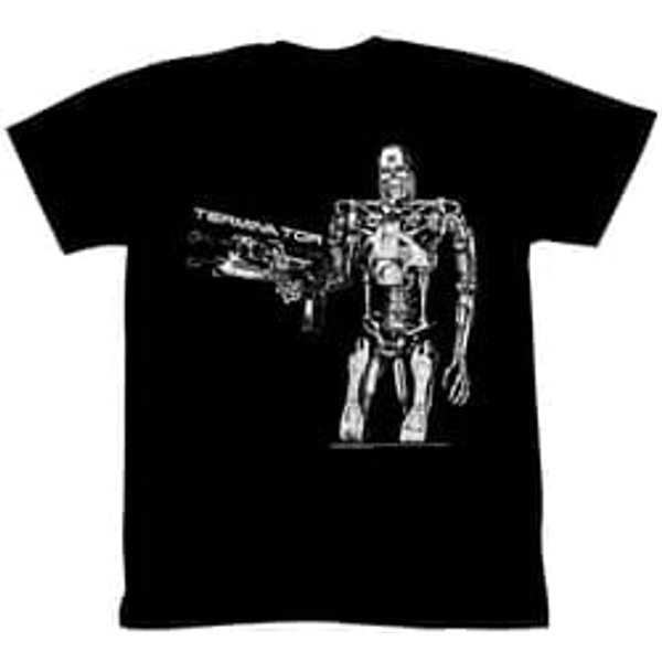 Terminator Shirt Boom Adult Black Tee T-Shirt