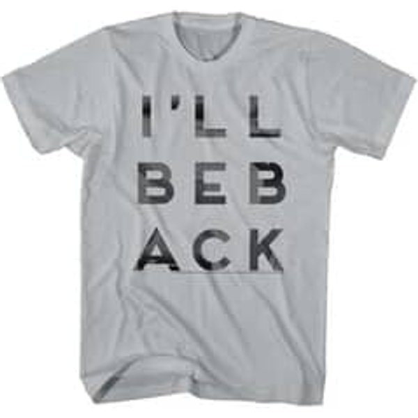 Terminator Shirt Spelled Out Silver T-Shirt