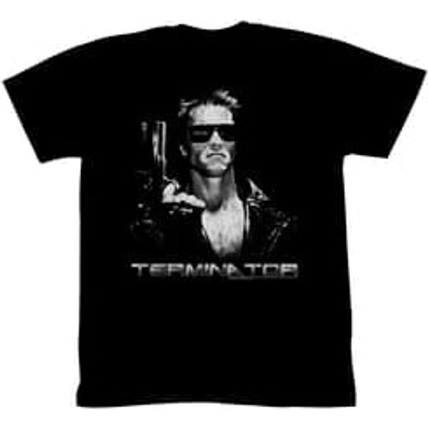 Terminator Shirt Terminate Adult Black Tee T-Shirt