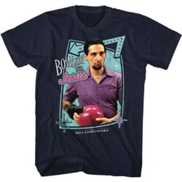 The Big Lebowski Bowling with Jesus T-shirt