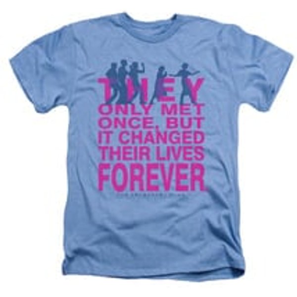 The Breakfast Club Shirt Forever Adult Heather Light Blue Tee T-Shirt
