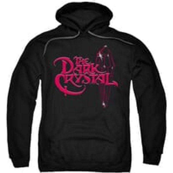 The Dark Crystal Hoodie Sweatshirt Bright Logo Black Adult Hoody Sweat Shirt