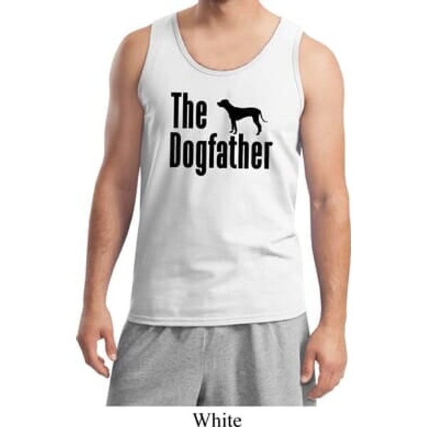 The Dog Father Black Print Mens Tank Top