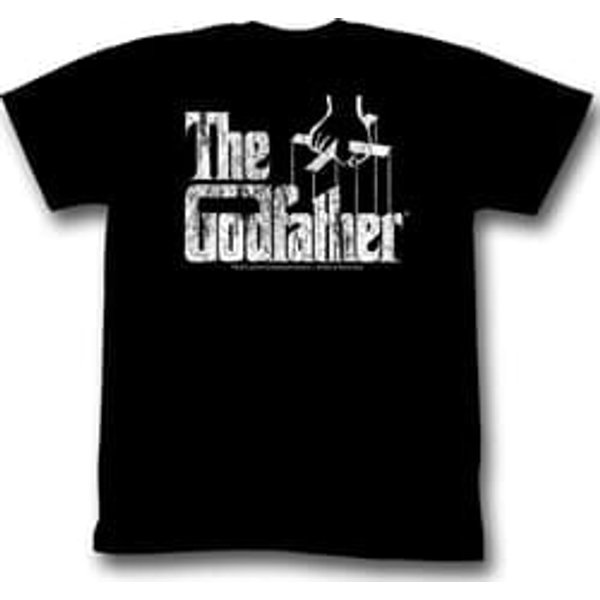 The Godfather Shirt Distressed Adult Black Tee T-Shirt