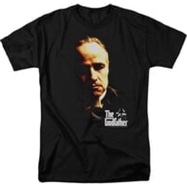 The Godfather Shirt Don Vito Adult Black Tee T-Shirt
