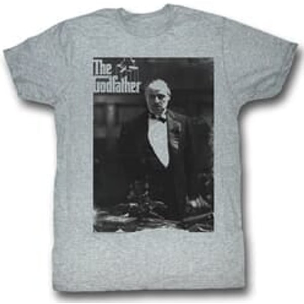 The Godfather Shirt The Don Again Adult Heather Grey Tee T-Shirt
