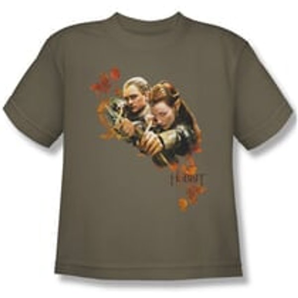 The Hobbit Desolation Of Smaug Shirt Kids Children Of Mirkwood Safari Green Youth Tee T-Shirt