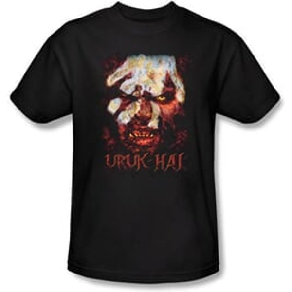 The Lord Of The Rings Kids T-Shirt Uruk Hai Black Shirt Youth
