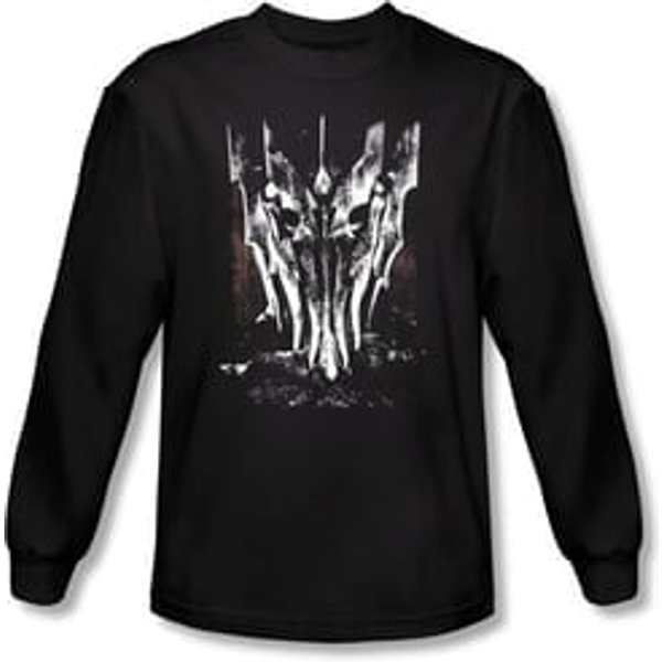 The Lord Of The Rings Long Sleeve T-Shirt Big Sauron Head Black Shirts
