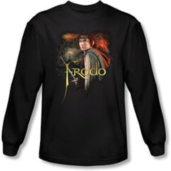 The Lord Of The Rings Long Sleeve T-Shirt Frodo Black Tee Shirt