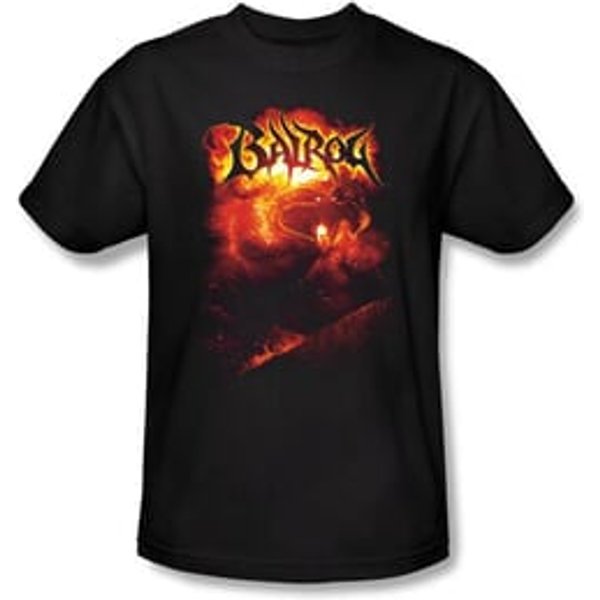 The Lord Of The Rings T-Shirt Balrog Adult Black Tee Shirt
