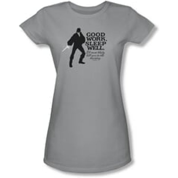 The Princess Bride Shirt Juniors Good Work Silver Tee T-Shirt