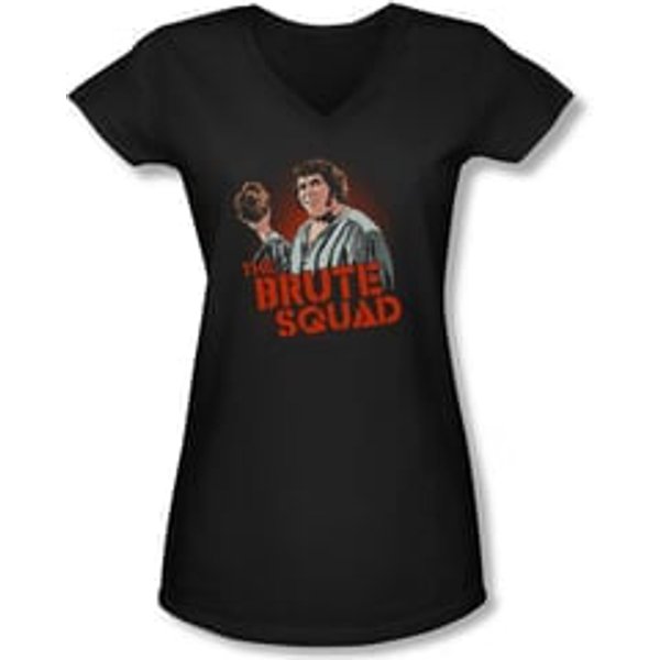 The Princess Bride Shirt Juniors V Neck Brute Squad Black Tee T-Shirt