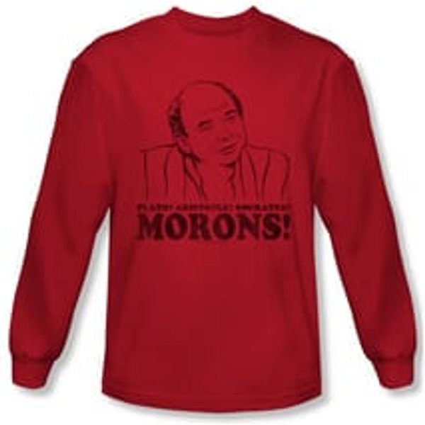 The Princess Bride Shirt Morons Bride Long Sleeve Red Tee T-Shirt