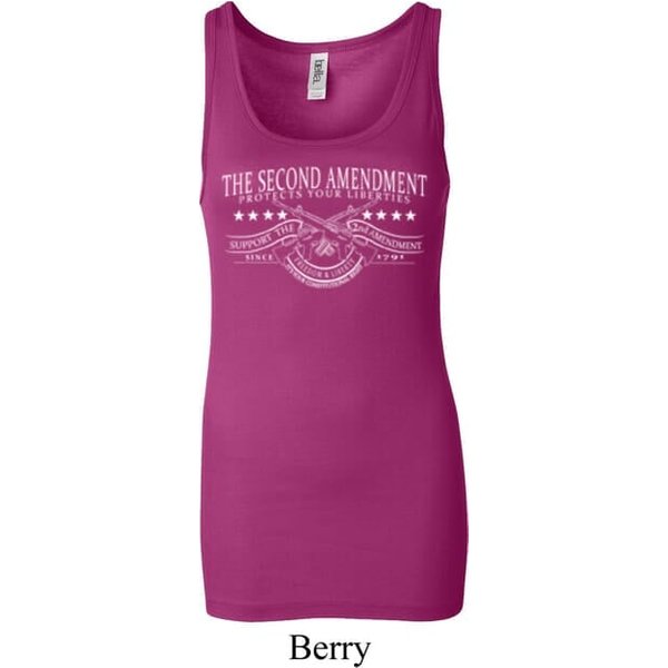 The Second Amendment Ladies Longer Length Tank Top